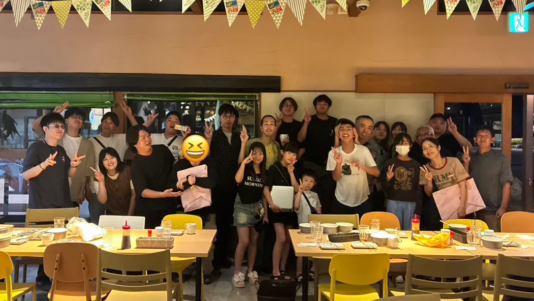2026年8月に開催したSGM／ウレタノ！夏レクの集合写真